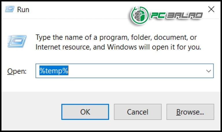 افزایش سرعت کامپیوتر با Temp